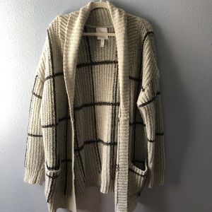 Light Gray Cardigan Sweater